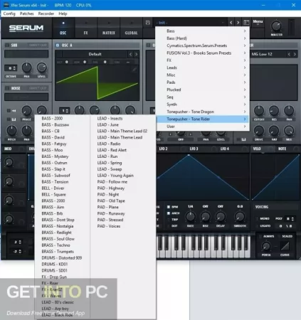 Tonepusher – Tone Rider (SERUM) Offline Installer Download